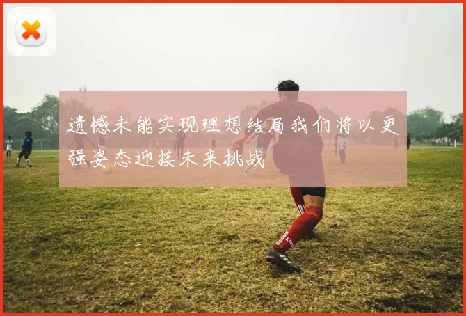遗憾未能实现理想结局我们将以更强姿态迎接未来挑战